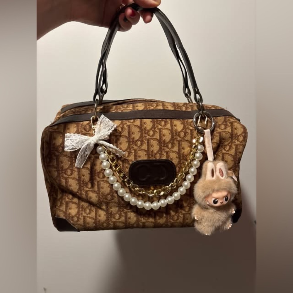Vintage Christian Dior Trotter Boston Bag